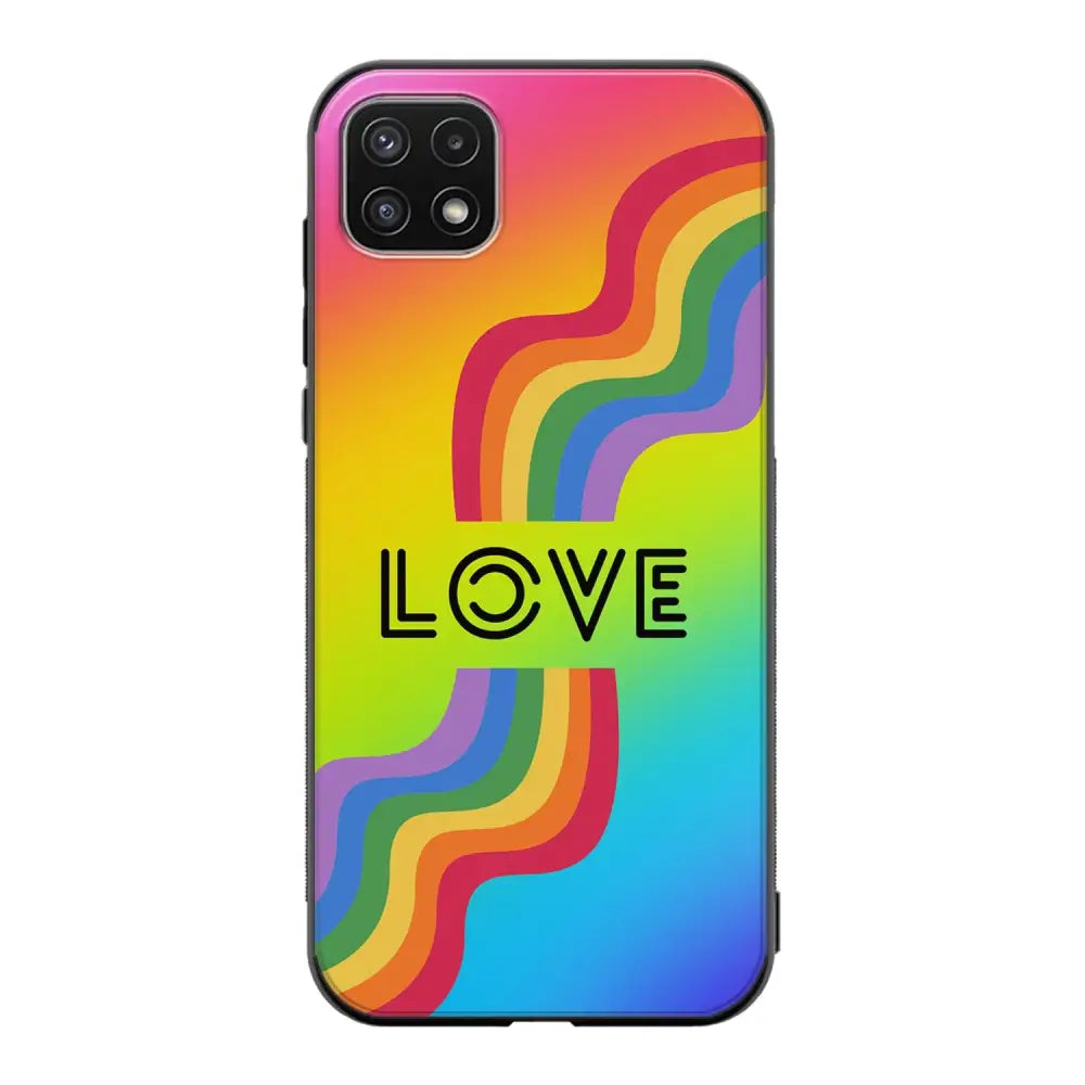 Samsung Galaxy A22 pride suojakuoret - Love - Ei