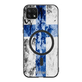 Samsung Galaxy A22 suojakuoret - Painted Finnish Flag