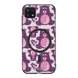 Samsung Galaxy A22 suojakuoret - Purple Teddy Bear