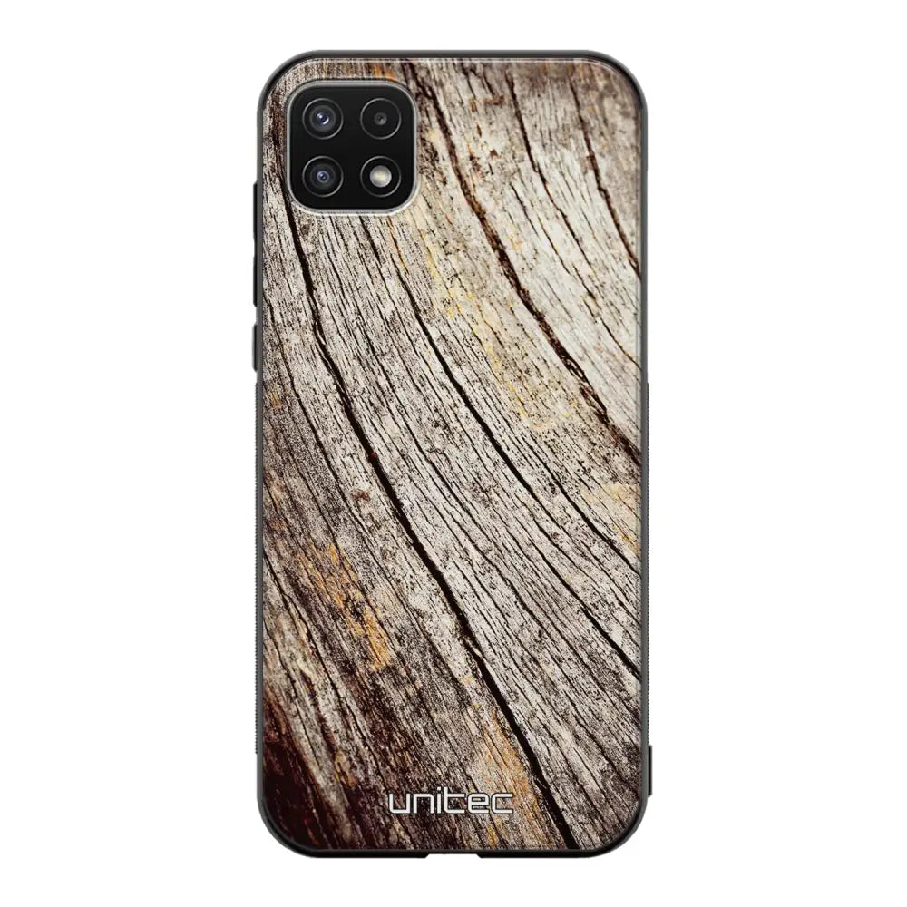 Samsung Galaxy A22 suojakuoret - Wooden Stump - Ei