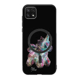 Samsung Galaxy A22 unicorn suojakuoret - Musta - Noora Kämppi