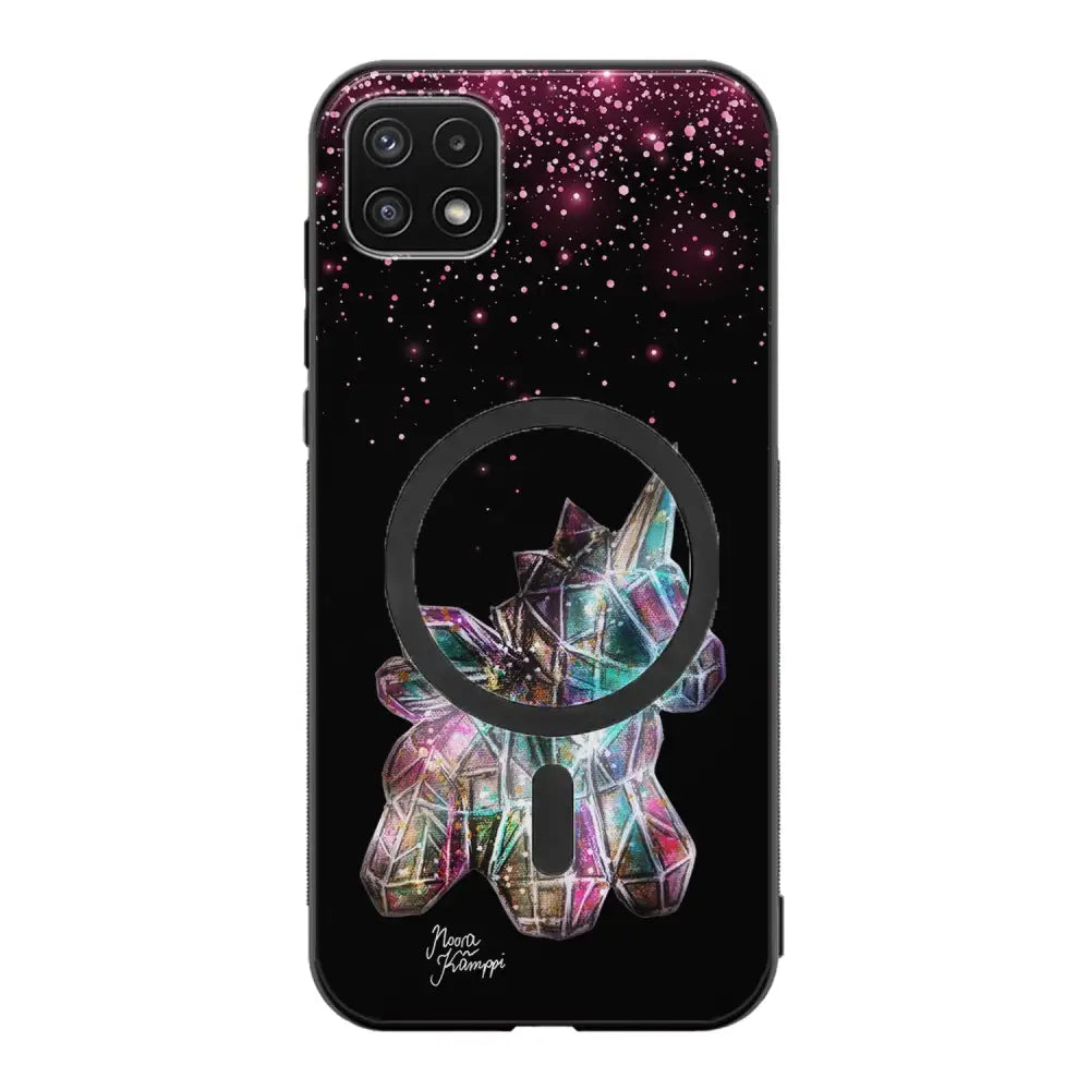 Samsung Galaxy A22 unicorn suojakuoret - Pinkki - Noora Kämppi