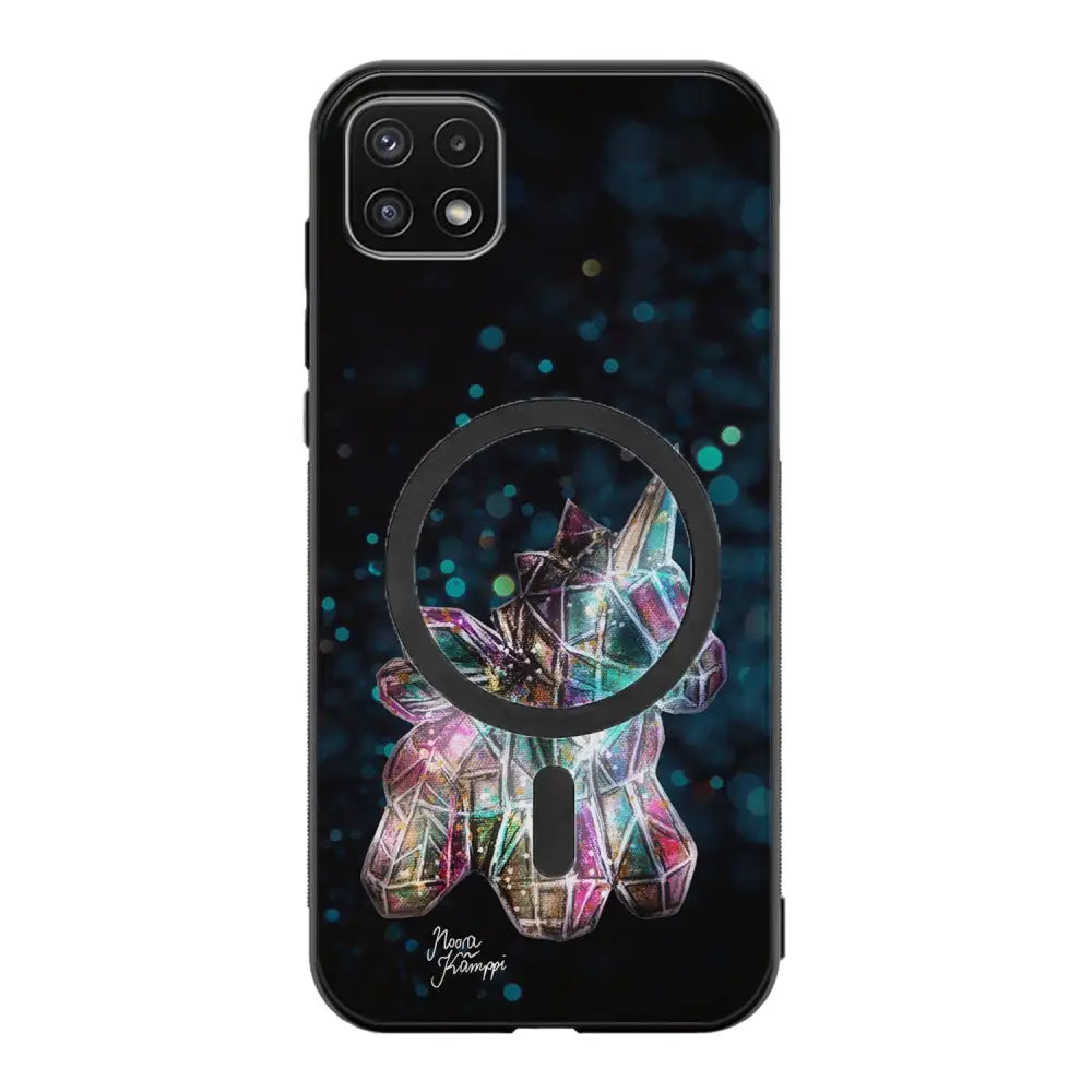 Samsung Galaxy A22 unicorn suojakuoret - Sininen - Noora Kämppi