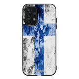 Samsung Galaxy A23 suojakuoret - Painted Finnish Flag - Ei