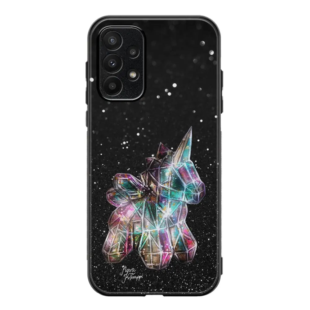 Samsung Galaxy A23 unicorn suojakuoret - Valkoinen - Noora Kämppi - Ei