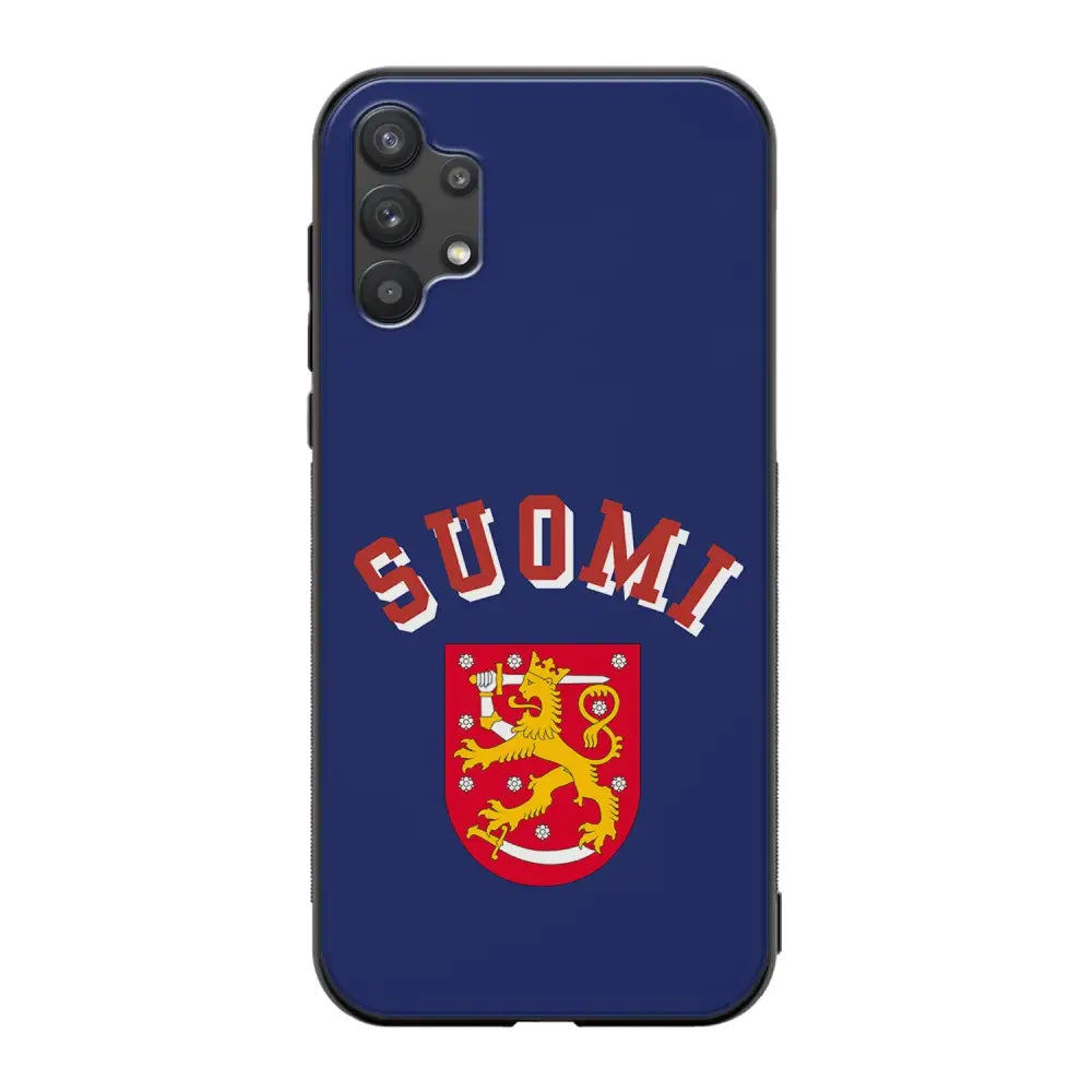 Samsung Galaxy A32 jääkiekko suojakuoret - Leijonat Suomi - Ei
