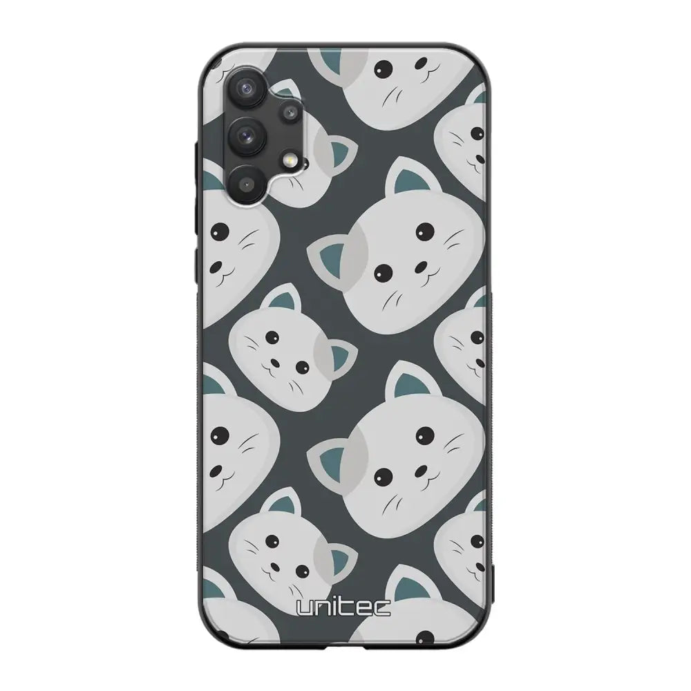 Samsung Galaxy A32 kissa suojakuoret - Kittens - Ei