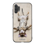 Samsung Galaxy A32 kissa suojakuoret - Relaxing Cat - Ei