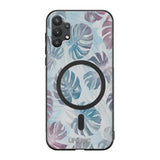 Samsung Galaxy A32 kukka suojakuoret - Monstera Texture