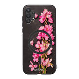 Samsung Galaxy A32 kukka suojakuoret - Pink Flowers