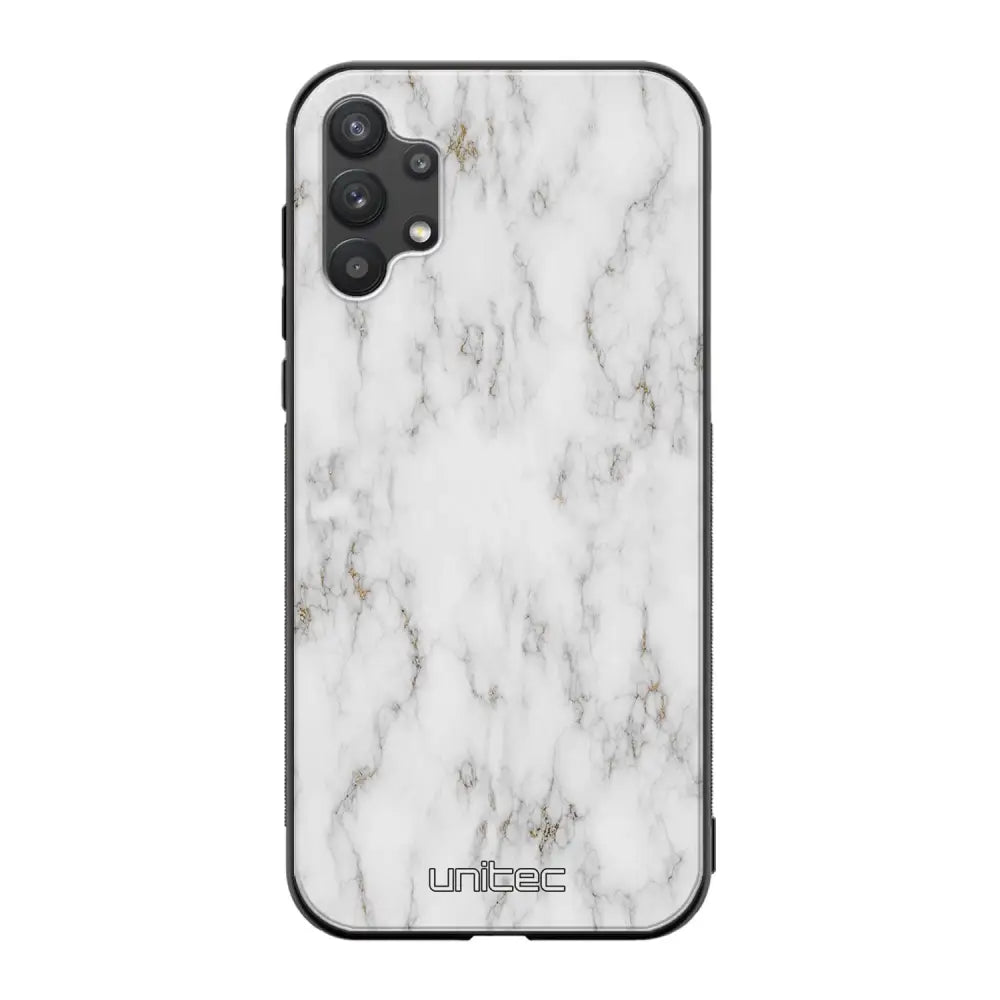 Samsung Galaxy A32 marmori suojakuoret - White Marble - Ei