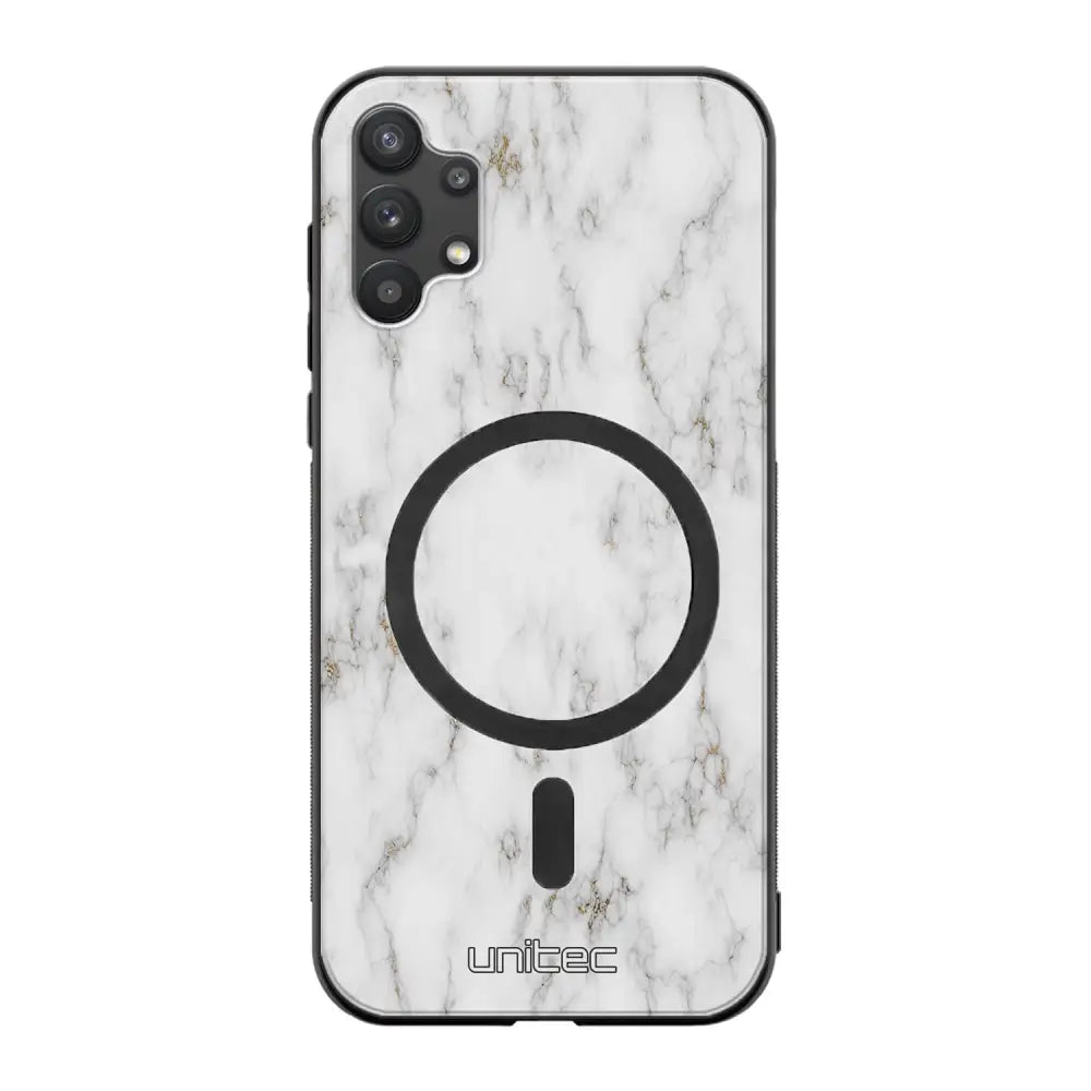 Samsung Galaxy A32 marmori suojakuoret - White Marble