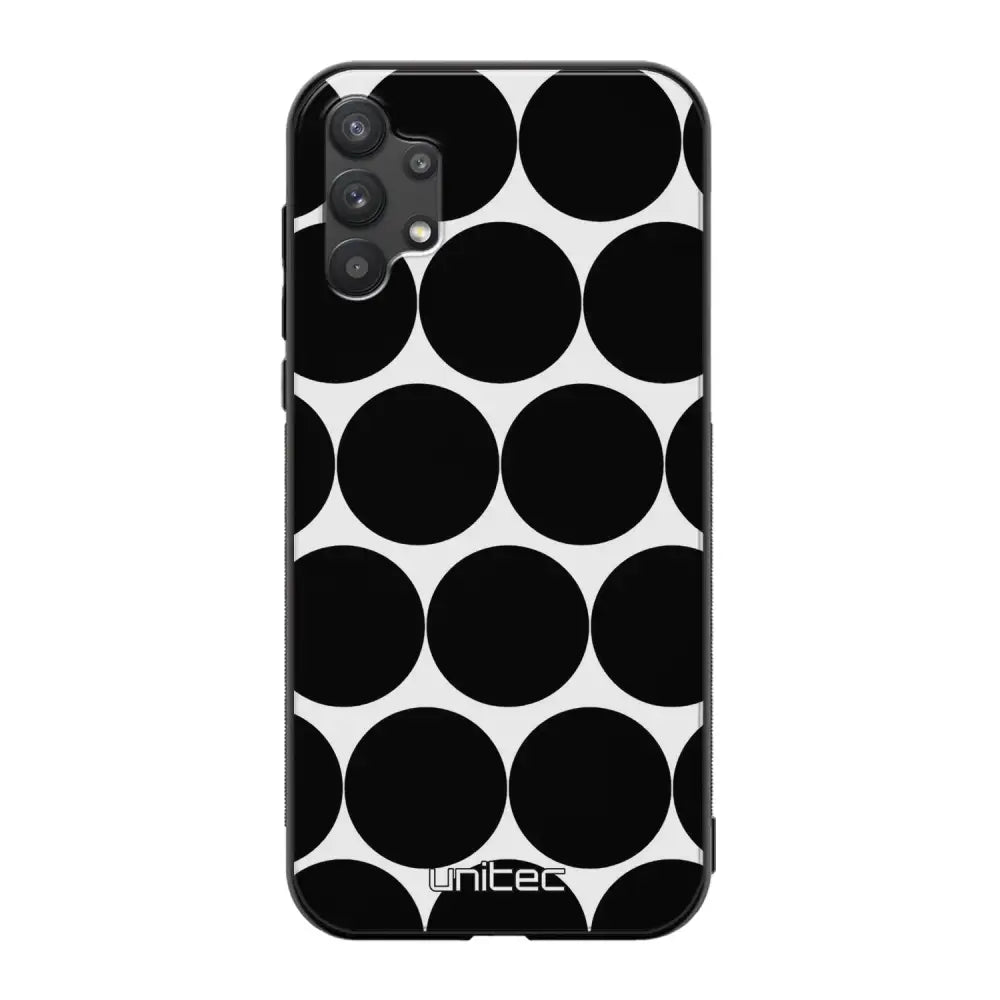 Samsung Galaxy A32 pallo suojakuoret - Musta Pallo - Ei