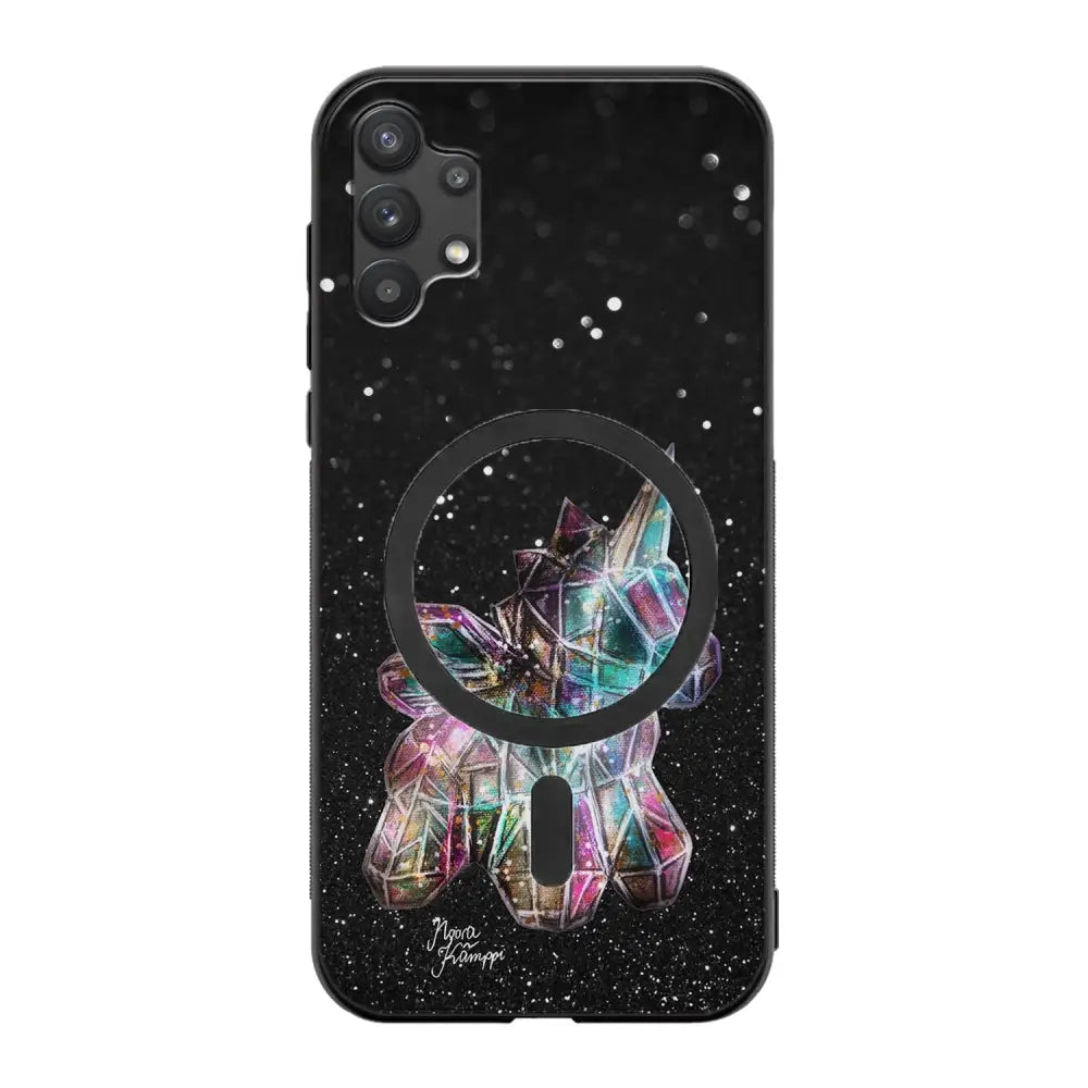 Samsung Galaxy A32 unicorn suojakuoret - Valkoinen - Noora Kämppi