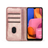 Samsung Galaxy A33 5G Unitec Lompakko Suojakotelo Ruusukulta