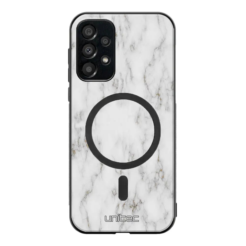 Samsung Galaxy A33 marmori suojakuoret - White Marble