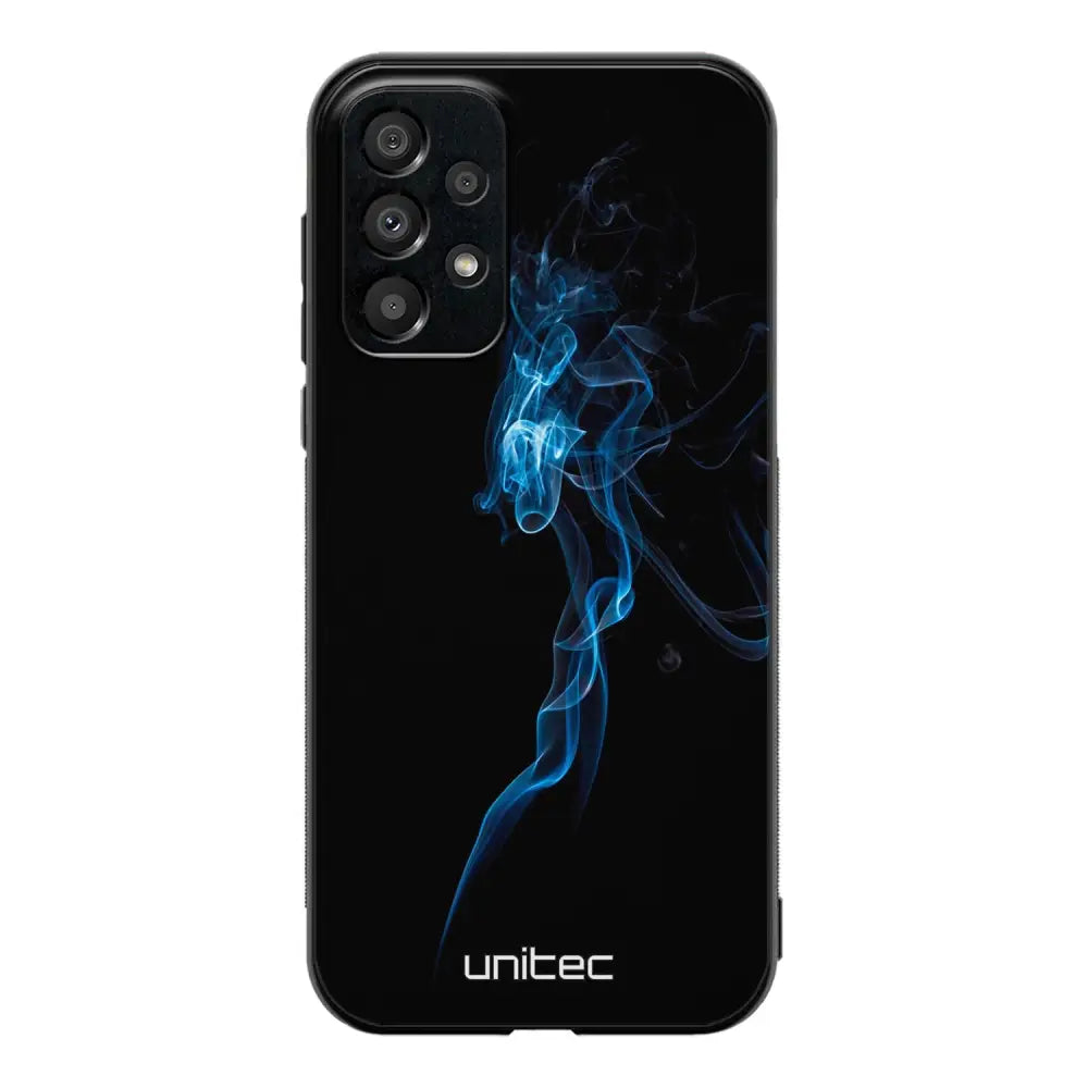 Samsung Galaxy A33 suojakuoret - Blue Smoke On Black - Ei
