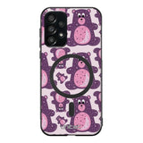 Samsung Galaxy A33 suojakuoret - Purple Teddy Bear