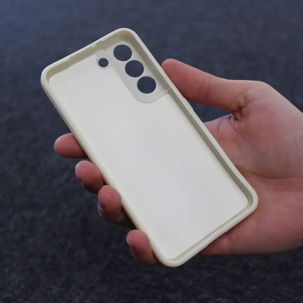 Samsung Galaxy A34 5G Silikonikuori - Kermanvalkoinen