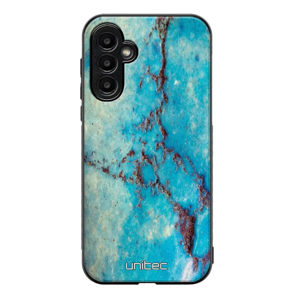 Samsung Galaxy A34 marmori suojakuoret - Turquoise Marble - Ei