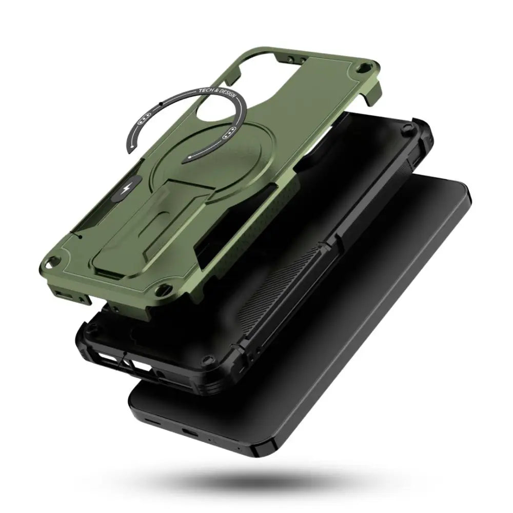 Samsung Galaxy A36 / A56 Armor suojakuori - Vihreä