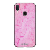 Samsung Galaxy A40 marmori suojakuoret - Light Pink Marble - Ei