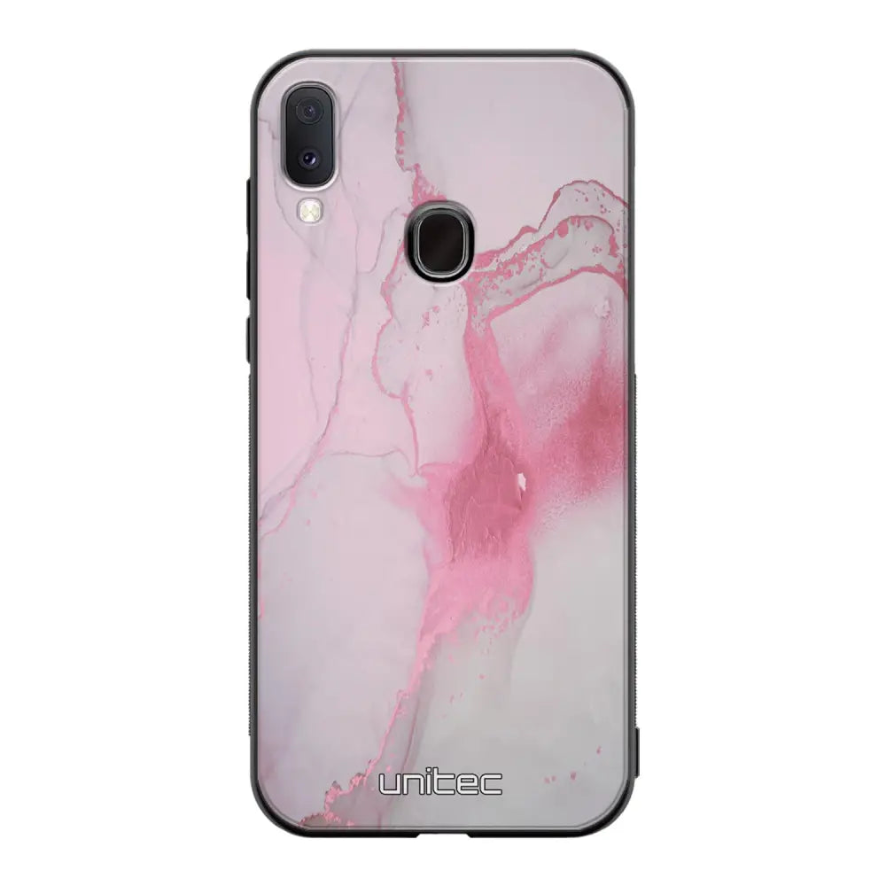 Samsung Galaxy A40 marmori suojakuoret - Pink Pok Rie - Ei