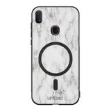 Samsung Galaxy A40 marmori suojakuoret - White Marble