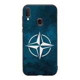 Samsung Galaxy A40 nato suojakuoret - Sininen - Ei