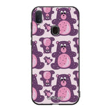 Samsung Galaxy A40 suojakuoret - Purple Teddy Bear - Ei