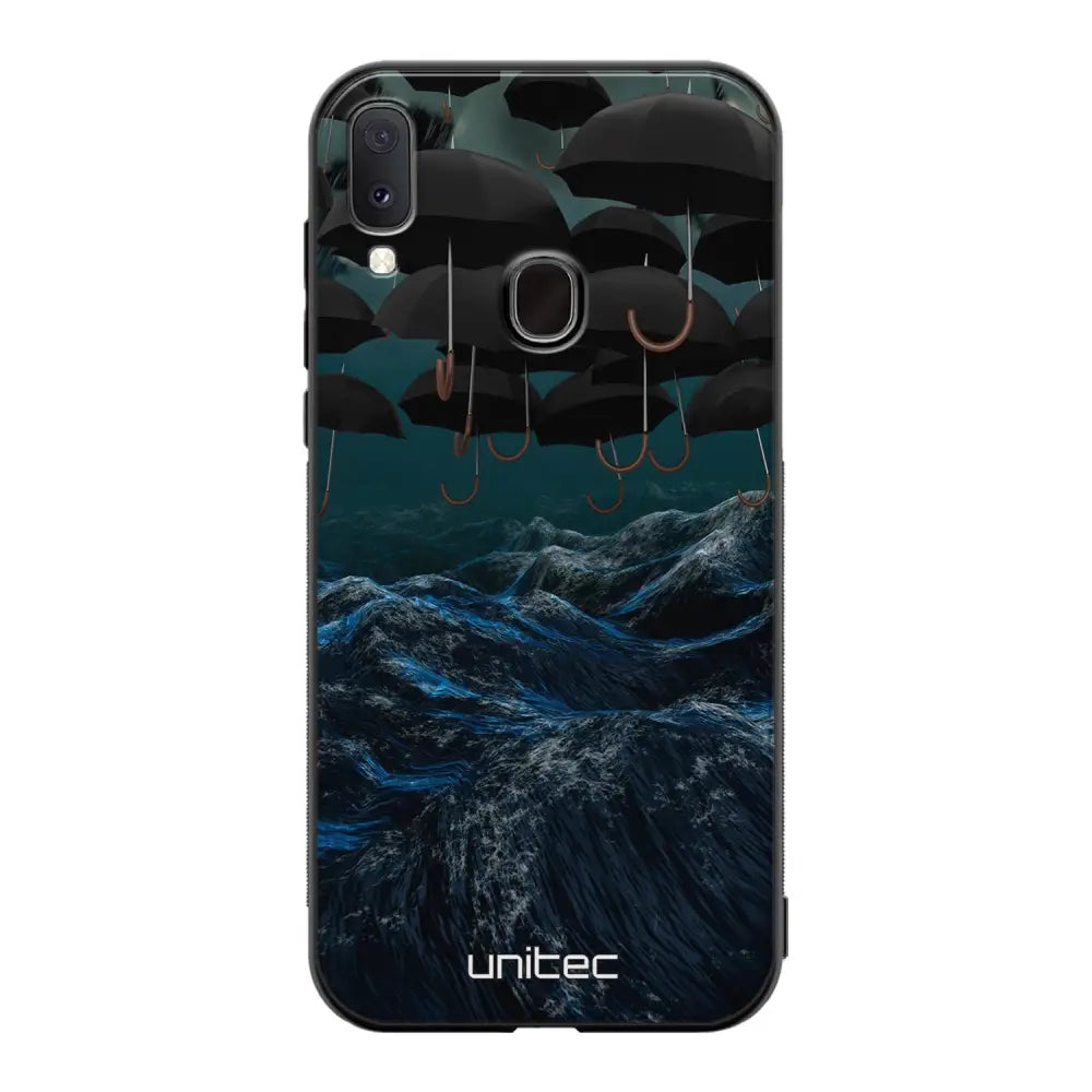 Samsung Galaxy A40 suojakuoret - Umbrella Storm - Ei