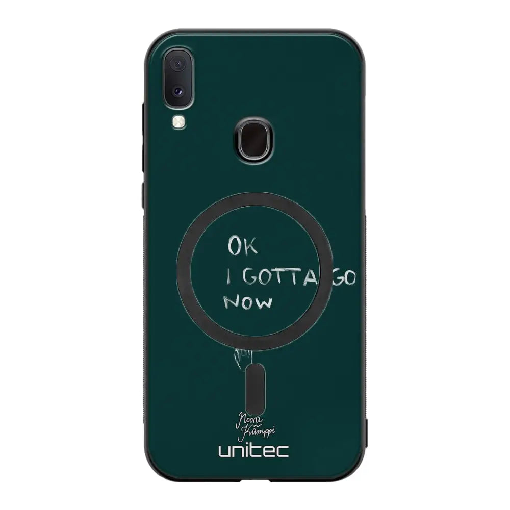 Samsung Galaxy A40 surrealistic sadness suojakuoret - Ok I Gotta Go - Noora Kämppi
