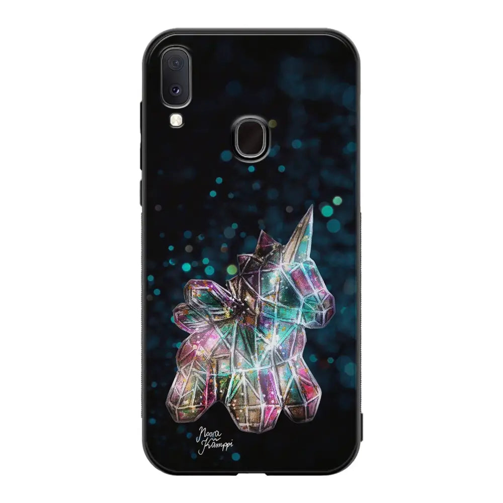 Samsung Galaxy A40 unicorn suojakuoret - Sininen - Noora Kämppi - Ei