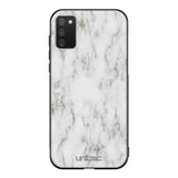 Samsung Galaxy A41 marmori suojakuoret - White Marble - Ei