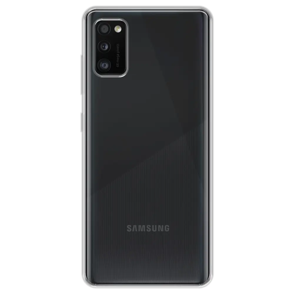 Samsung Galaxy A41 Silikonikuori - Läpinäkyvä