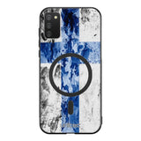 Samsung Galaxy A41 suojakuoret - Painted Finnish Flag