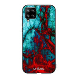 Samsung Galaxy A42 marmori suojakuoret - Blue Red Marble - Ei