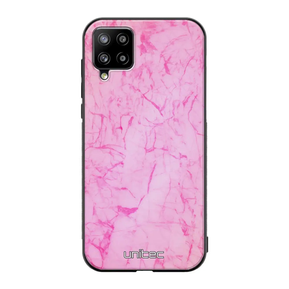 Samsung Galaxy A42 marmori suojakuoret - Light Pink Marble - Ei