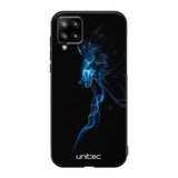Samsung Galaxy A42 suojakuoret - Blue Smoke On Black - Ei