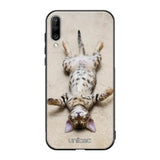 Samsung Galaxy A50 kissa suojakuoret - Relaxing Cat - Ei