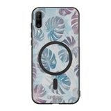 Samsung Galaxy A50 kukka suojakuoret - Monstera Texture