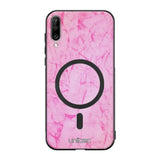 Samsung Galaxy A50 marmori suojakuoret - Light Pink Marble