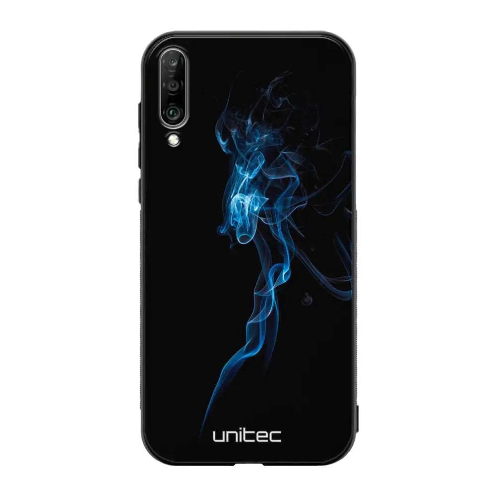 Samsung Galaxy A50 suojakuoret - Blue Smoke On Black - Ei