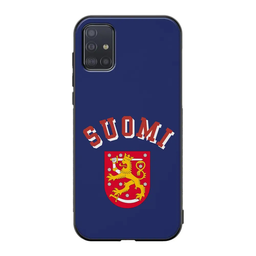 Samsung Galaxy A51 5G jääkiekko suojakuoret - Leijonat Suomi - Ei