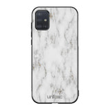 Samsung Galaxy A51 5G marmori suojakuoret - White Marble - Ei