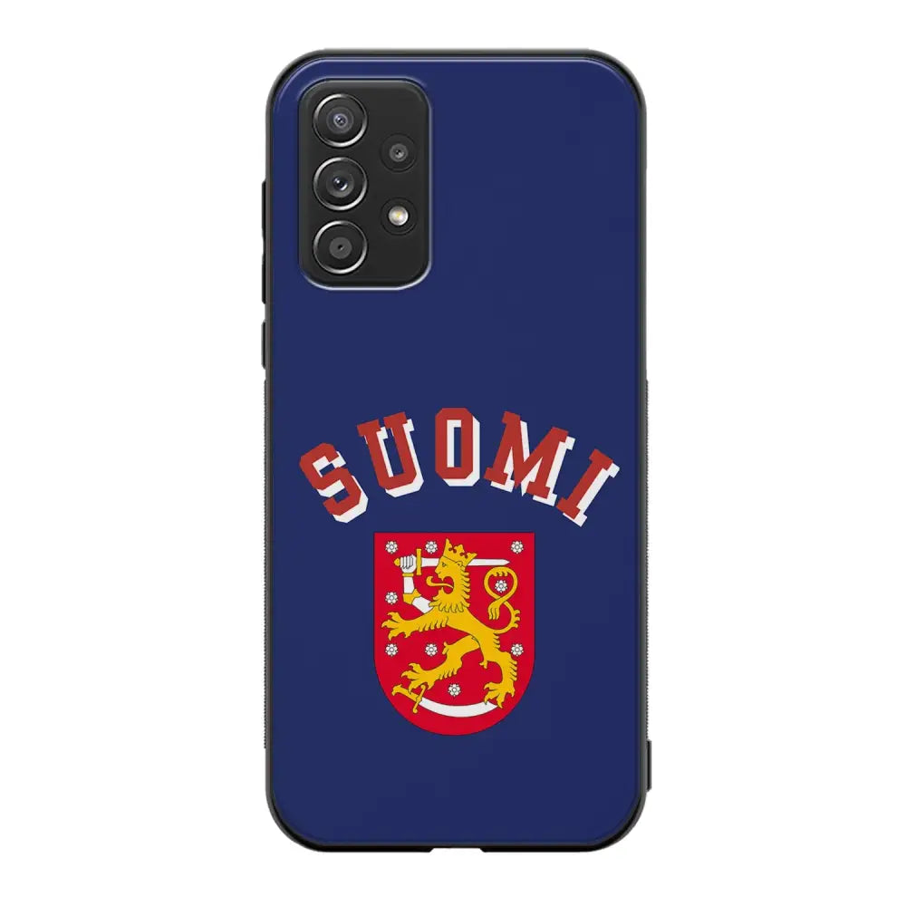 Samsung Galaxy A52 4G jääkiekko suojakuoret - Leijonat Suomi - Ei