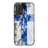 Samsung Galaxy A52 5G suojakuoret - Painted Finnish Flag - Ei