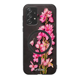 Samsung Galaxy A52s kukka suojakuoret - Pink Flowers