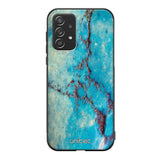 Samsung Galaxy A52s marmori suojakuoret - Turquoise Marble - Ei