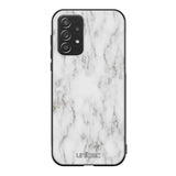 Samsung Galaxy A52s marmori suojakuoret - White Marble - Ei